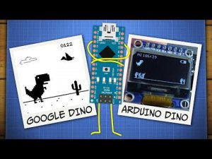 Закодил Google Dino на Arduino! [Arduino GameDev]