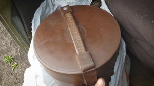 Дискование распаханной после леса земли.