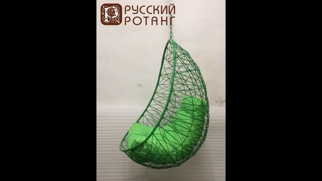 Усиленное подвесное кресло в зеленом цвете! смотреть онлайн
