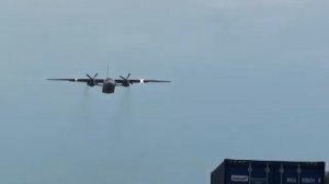 Взлёт АН 26 на трассе Комсомольск-на-Амуре - Хабаровск