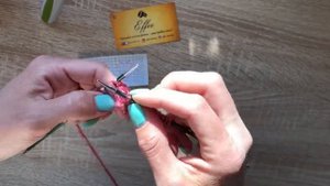 Узор спицами «Колоски». Красивая резинка спицами.