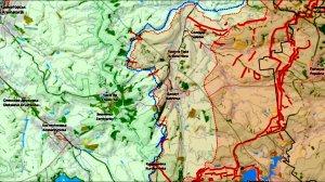 Карта боевых действий на Украине и в России. Изменения с август 2022 по сентябрь 2023 года