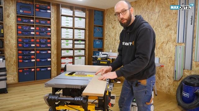 Présentation de la scie sur table DEWALT DWE7492