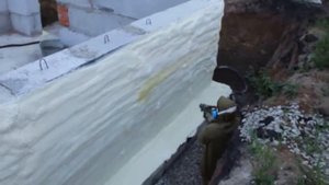 Утепление стен подвала пенополиуретаном