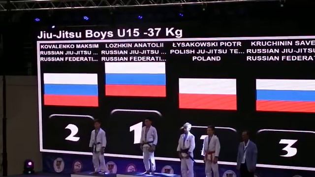 2018.09.23 JIU-JITSU WORLD CUP U15 NE WAZA  KRUCHININ SAVELIY  MANGUST / LION ACADEMY  UGLICH