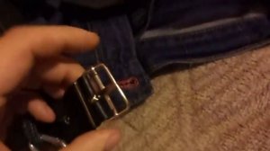 Ремонт пряжки поясного ремня.