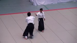 Kanazawa Takeshi 7th Dan Shihan - 52nd All Japan Aikido Demonstration 2014