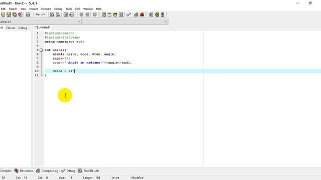 Beginning CPP Tutorial 21 How to using trigonometric functions with C++ Programming