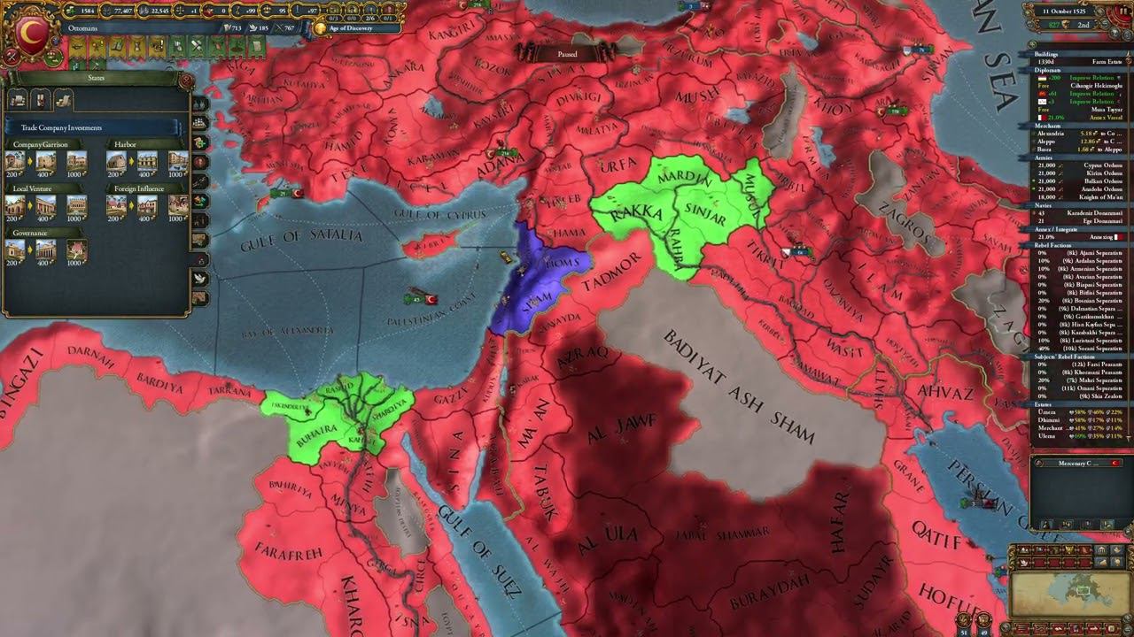 Europe Universalis IV 1.34.5 Casual ottomans часть 11.