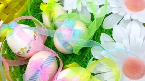 ПАСХАЛЬНЫЕ ЯЙЦА - ПРОСТЫЕ способы УКРАШЕНИЯ - How to decorate Easter eggs