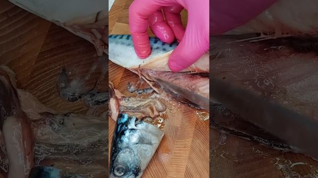 Быстрее способа еще не видел. скумбрия слабосоленая