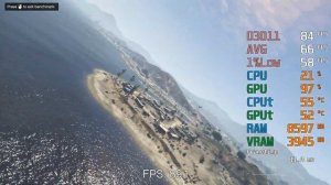 AMD Radeon RX 6500 XT -- Intel Core i5-11400 -- Grand Theft Auto GTA V FPS Test i5-11400F