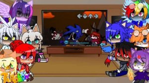 Gacha Club: Some Sonic & MLP characters react to Sonic.exe 2.0 | Part 5: Faker & Black Sun |