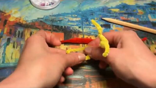 Улитка из пушистой проволоки (проволока шенил). Поделки из пушистой проволоки