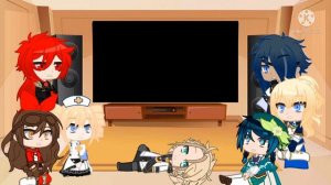 [GENSHIN IMPACT] MONDSTADT VISION HOLDER REACT TO LB!SANS VS DUST!SANS