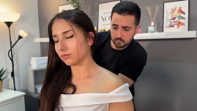 ASMR Hard Massage & Cracking & Deep Tissue Massage (Head, Scalp and Foot Massage)
