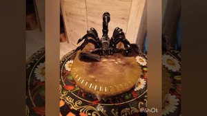 скорпион из дерева