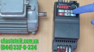 Задание частоты с помощью потенциометра Delta Electronics VFD-EL