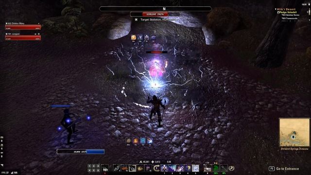 ESO Magicka Sorcerer 41K DPS Horns of the Reach смотреть онлайн