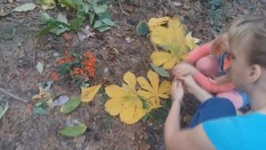Во что поиграть с ребенком на природе. Играем в лесу! Опухший глаз не помеха;))))
