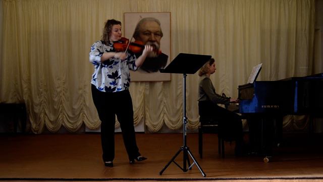 В. Моцарт "Романтическая соната" 1 часть. смотреть онлайн