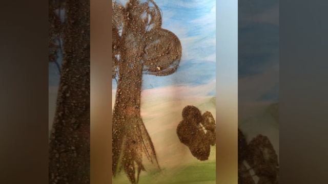 Рисунки песком. Детская забава смотреть онлайн