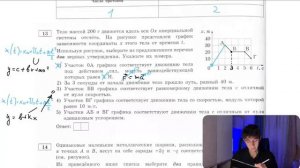 Тело массой 200 г движется вдоль оси Ох инерциальной системы отсчёта. На рисунке представлен - №