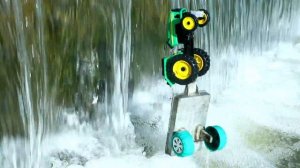 Дамба, водопад и спасение трактора