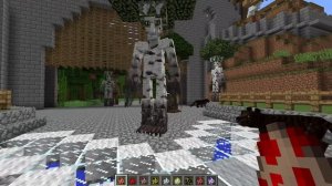 Minecraft LOTS OF MOBS MOD / FIGHT AGAINST TIGERS AND ELEPHANTS!! Minecraft