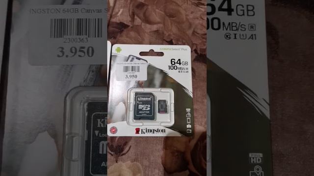 Kingston Micro sd Card 64gb Cavns