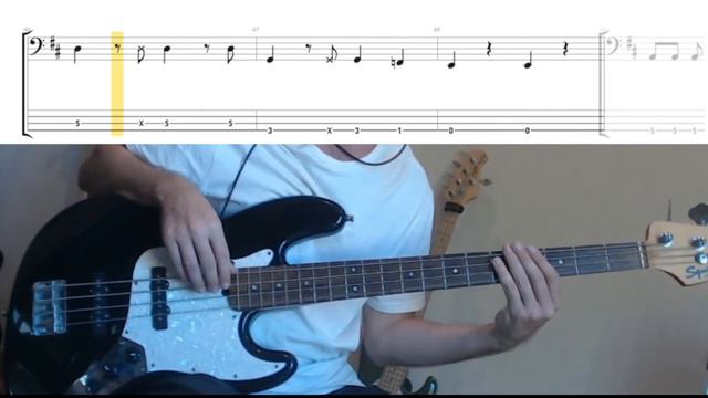 My Girl by The Temptations - Bass Cover (tablature & notation included)