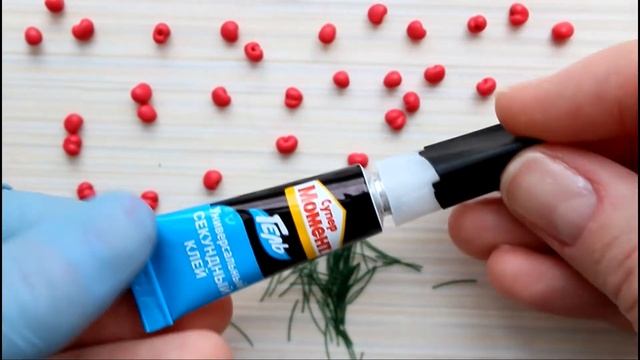 Miniature cherry. Tutorial. Polymer clay. Миниатюрные вишни из полимерной глины. смотреть онлайн