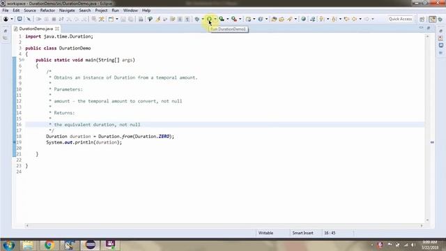 How to use from method of Duration class? | Java 8 Date and Time