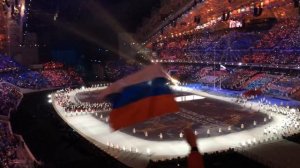 Выход сборной России зимняя олимпиада в Сочи 2014 церемония открытия