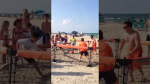 Awesome Mamba GaGa Ball Pit Game on Beach at the Outer Banks