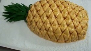 Изготовление торта-ананас