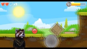 Красный шар против черного квадрата. Несносный красный шарик игра.