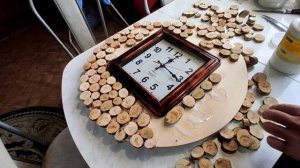 Деревенский DIY.  Дизайнерские настенные часы своими руками