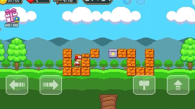 #1 серия прохожу игру Super Jim Jump смотреть онлайн