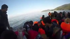 Boat landing Lesvos