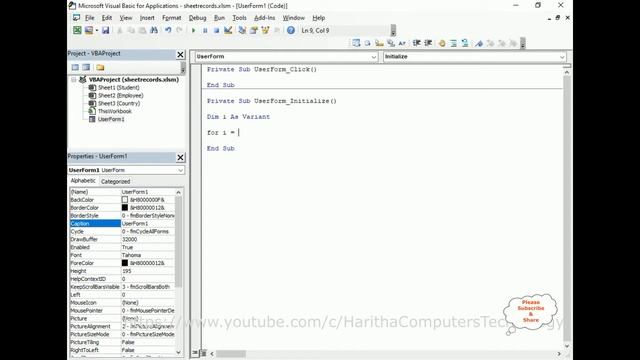 Excel Sheets Show Hide VBA Userform Option Button