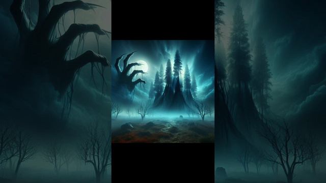 Место Силы древних, теперь захваченное демоном (ИИ рисунок)