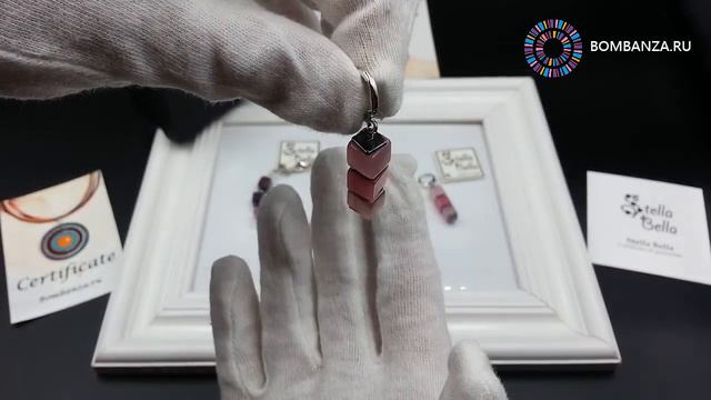 👍 👉 Серьги Stella Bella, Джайв, розовые, SB10082C. Стильная бижутерия из Италии