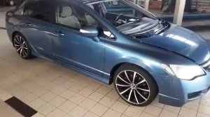 установка лобового стекла Honda Civic