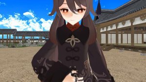 MMD Hu Tao vore part 2 ( in process )