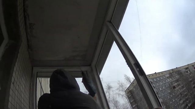 п-образное ПВХ остекление балкона