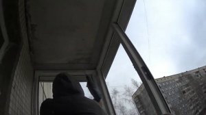 п-образное ПВХ остекление балкона