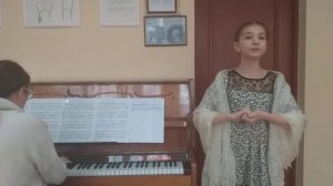 А. Скарлатти "Фиалки" , перевод М. Улицкого