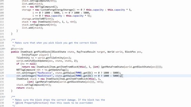Minecraft Modding Tutorial  Energy - Forge Energy - Energy Item CJCore 1.10.21.11.2