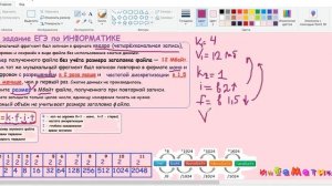 7 задание ЕГЭ по информатике.Музыкальный фрагмент был записан в формате квадро (четырёхканальная